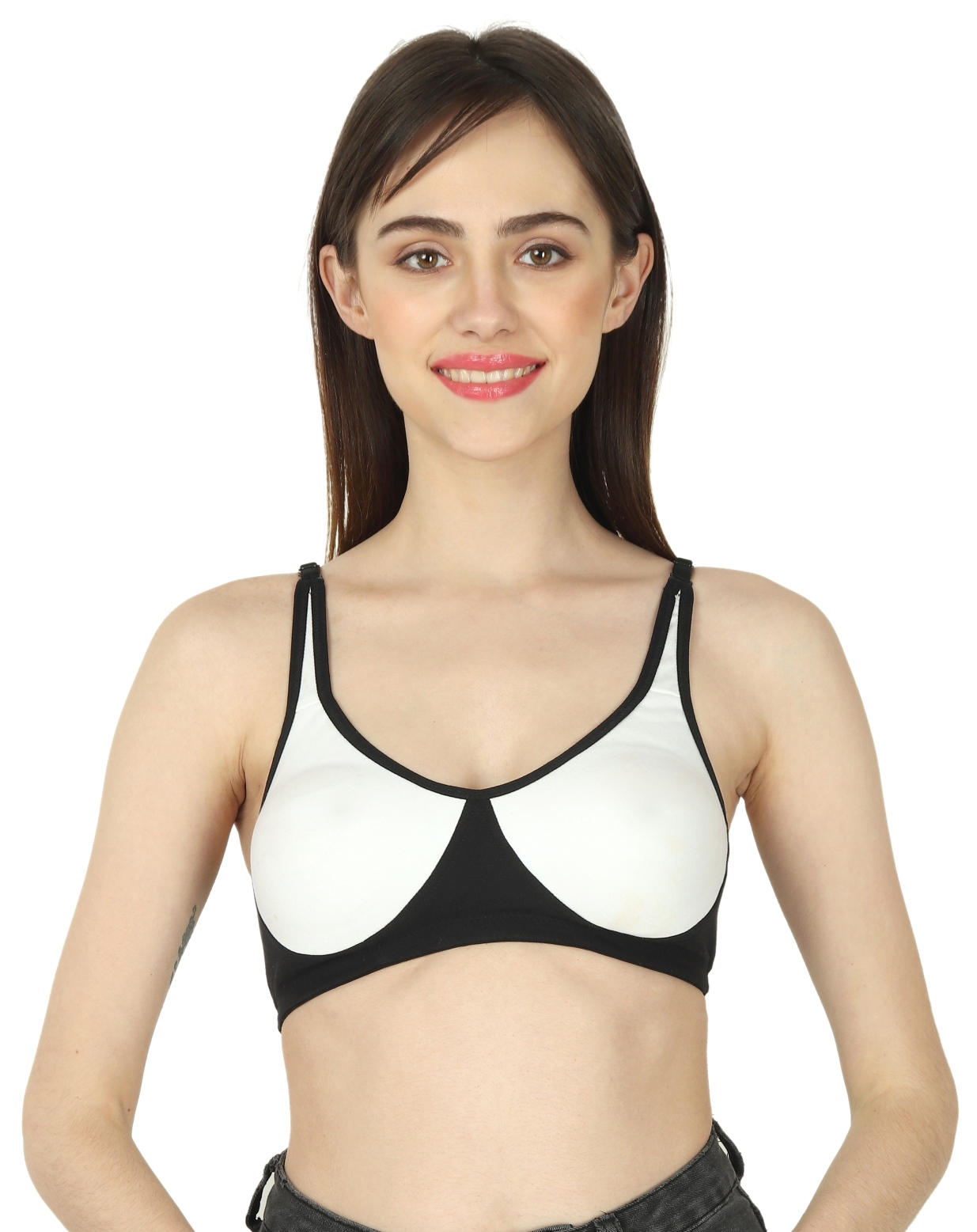 how to wear non padded sports bra